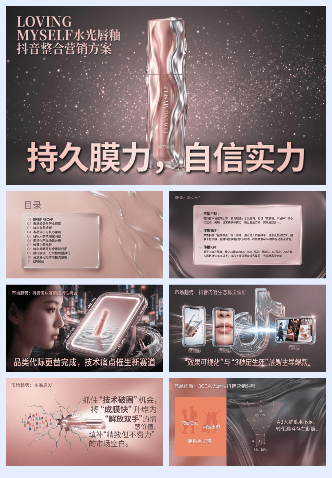 LOVINGMYSELF水光唇釉抖音整合营销方案.pdf