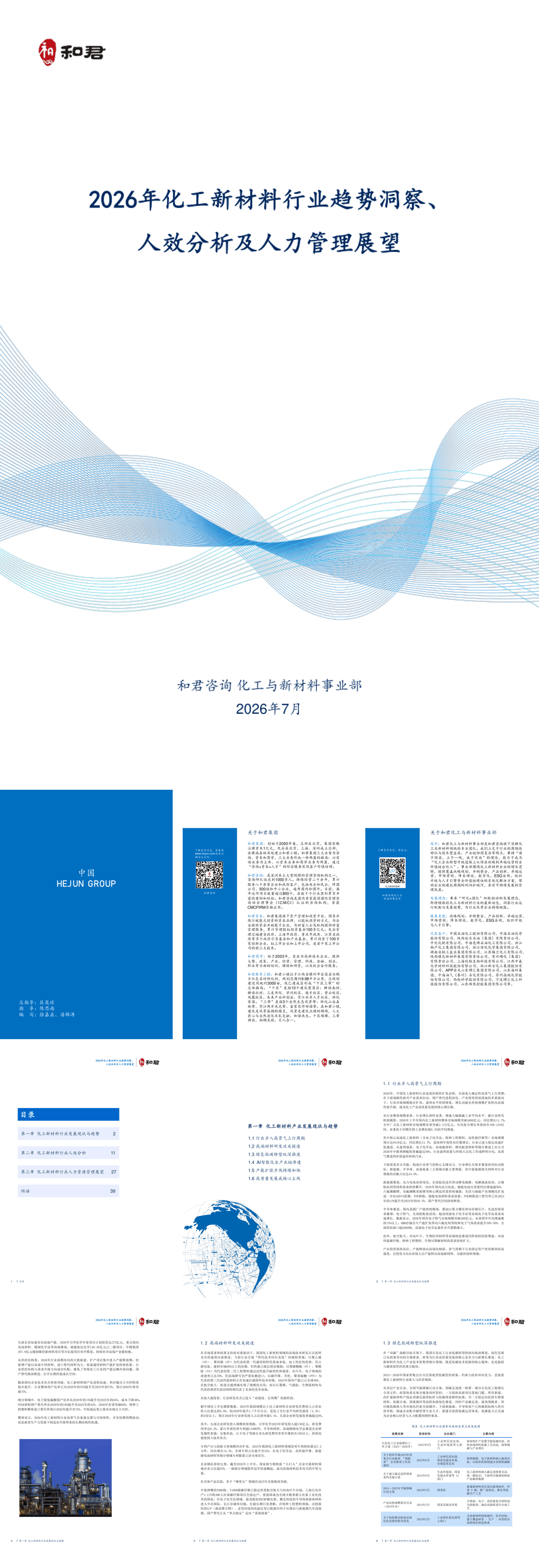 2026化工新材料行业趋势洞察、人效分析及人力管理展望.pdf