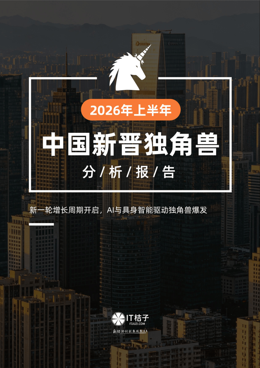 2026年上半年中国新晋独角兽分析报告.pdf