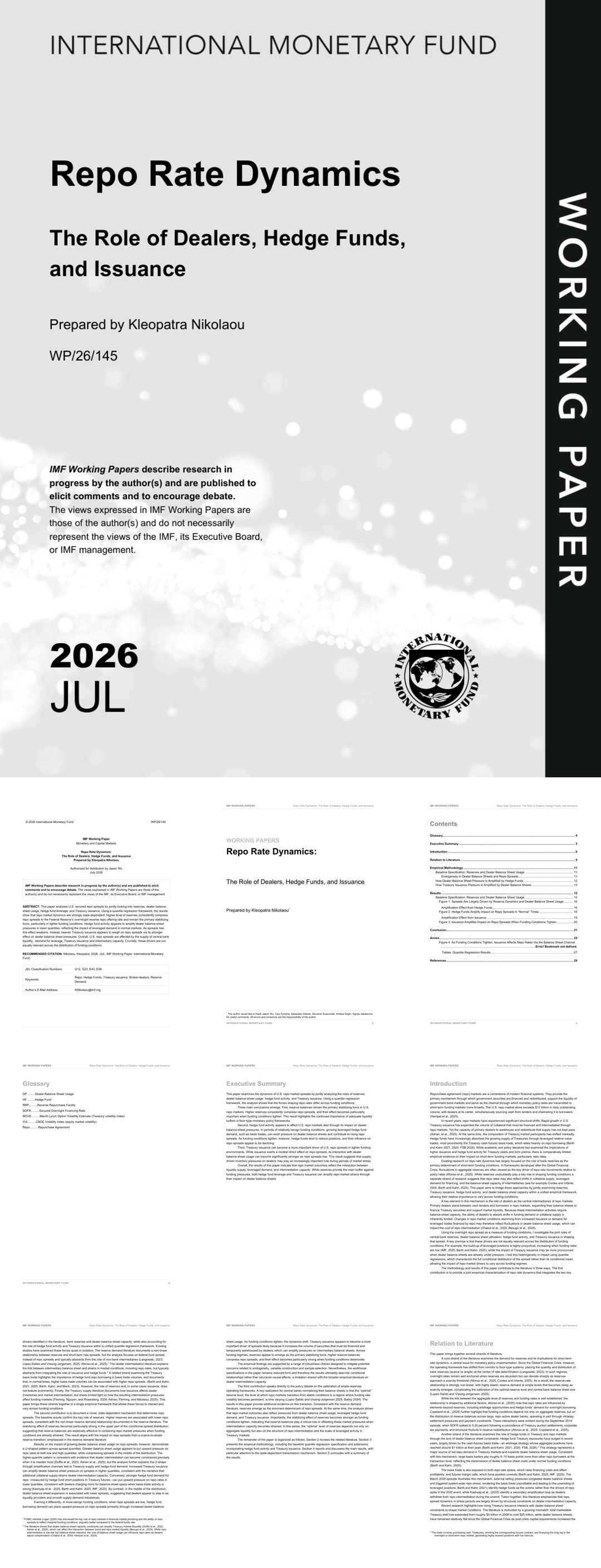 IMF-回购利率动态：交易商、对冲基金和发行的作用（英）-2026-32页.pdf