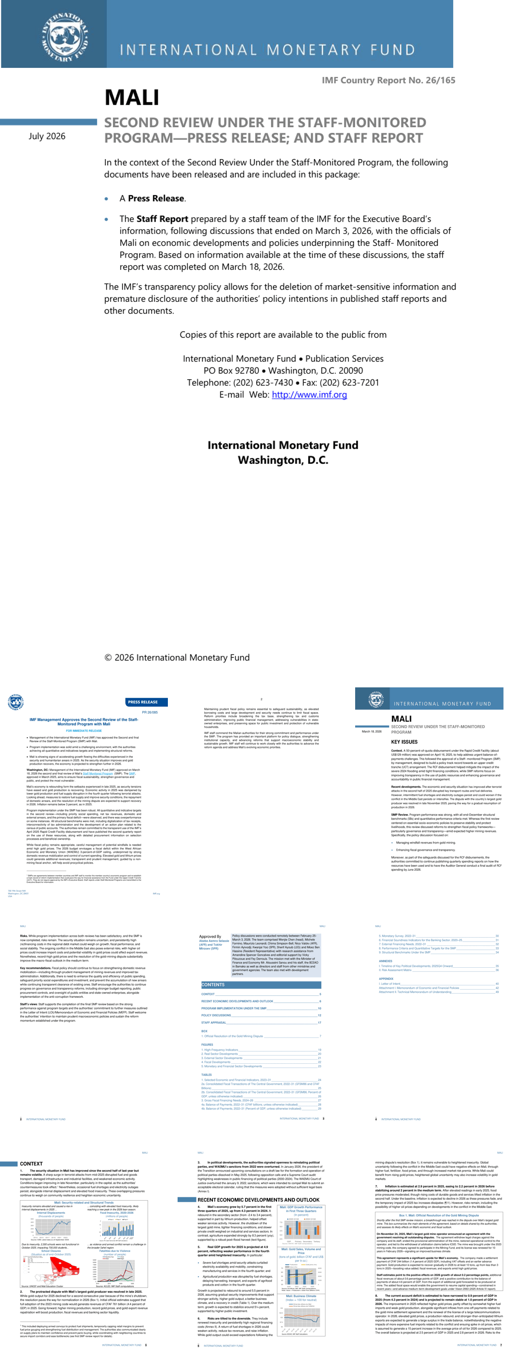 IMF-马里：根据员工监测计划进行的第二次审查——新闻稿；以及员工报告（英）-2026-57页.pdf