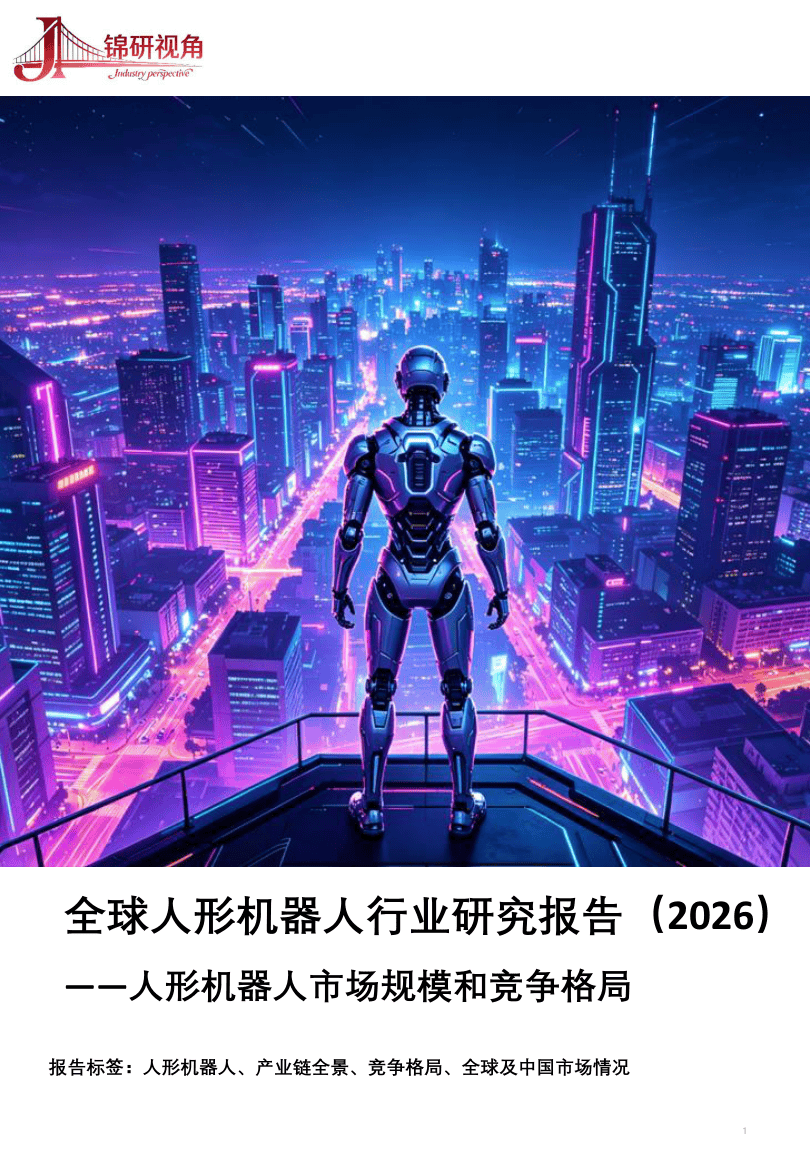 全球人形机器人行业研究报告（2026）：人形机器人市场规模和竞争格局.pdf