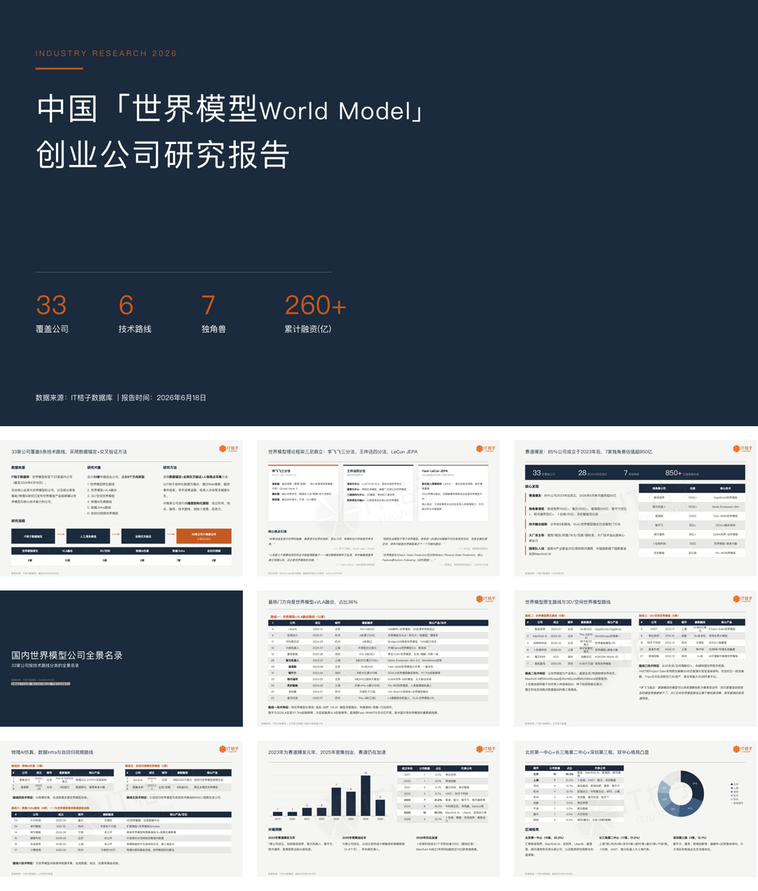 2026中国世界模 型World Model创业公司研究报告-IT桔子.pdf